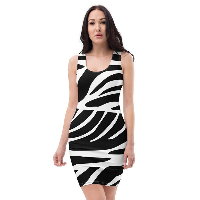 Royal Zebra Dress