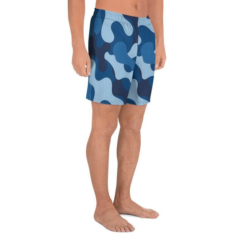 Blue Camo Shorts