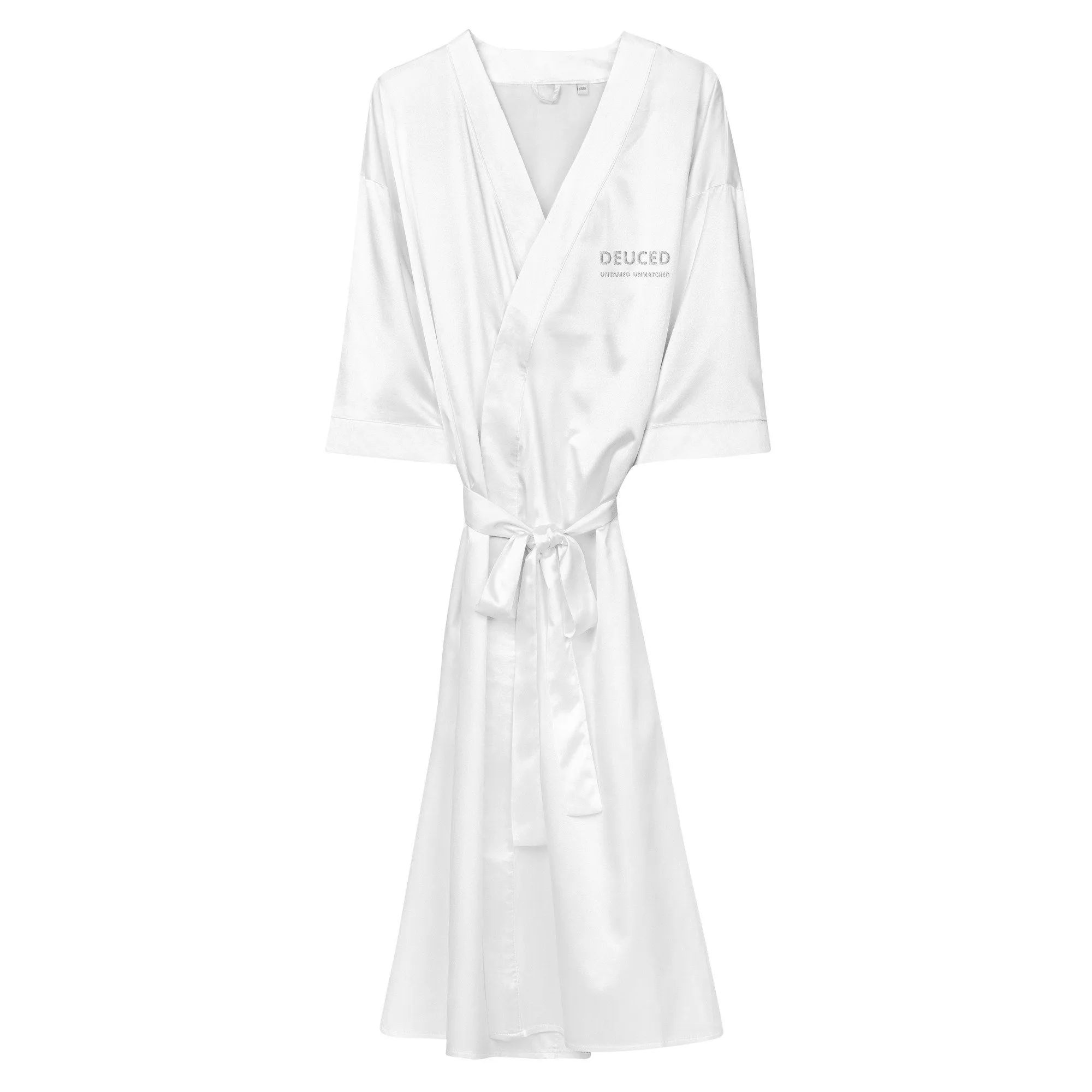 DEUCED SATIN ROBE 5 DEUCED SATIN ROBE - Image 5