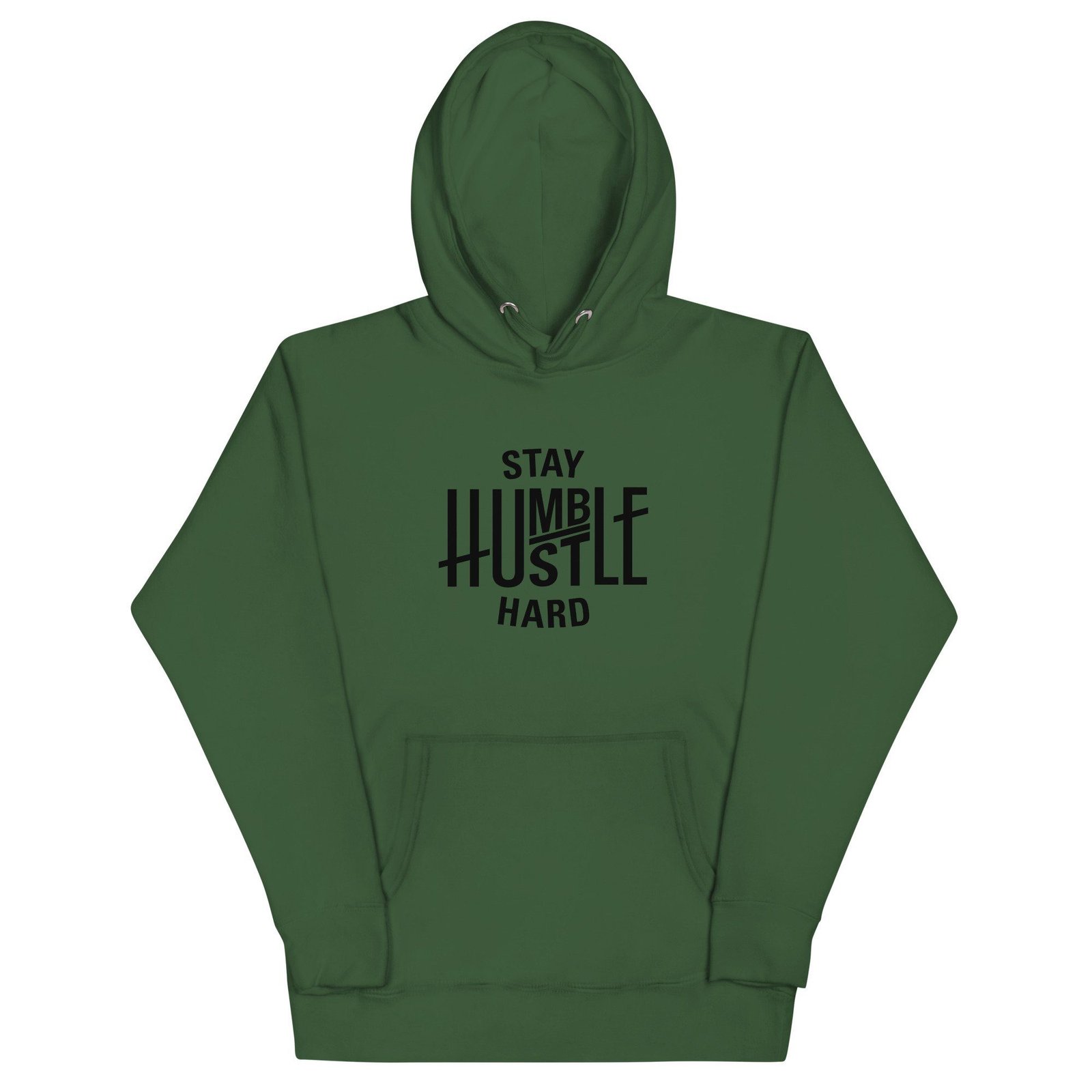 Green Hustle Hoodie - Charcoal Heather