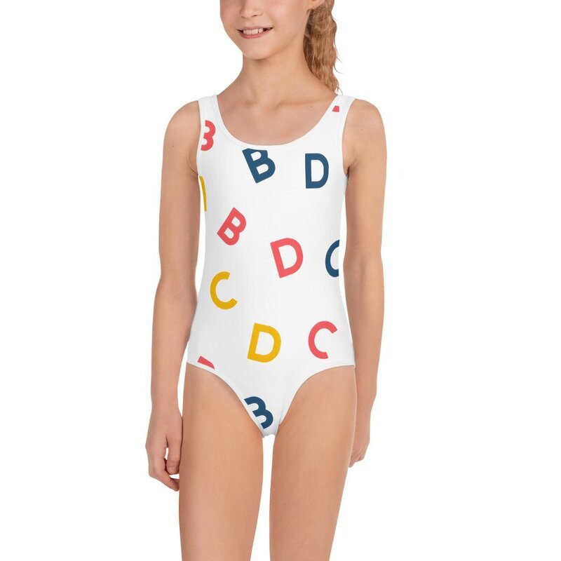 All-Over Print Kids Swimsuit
