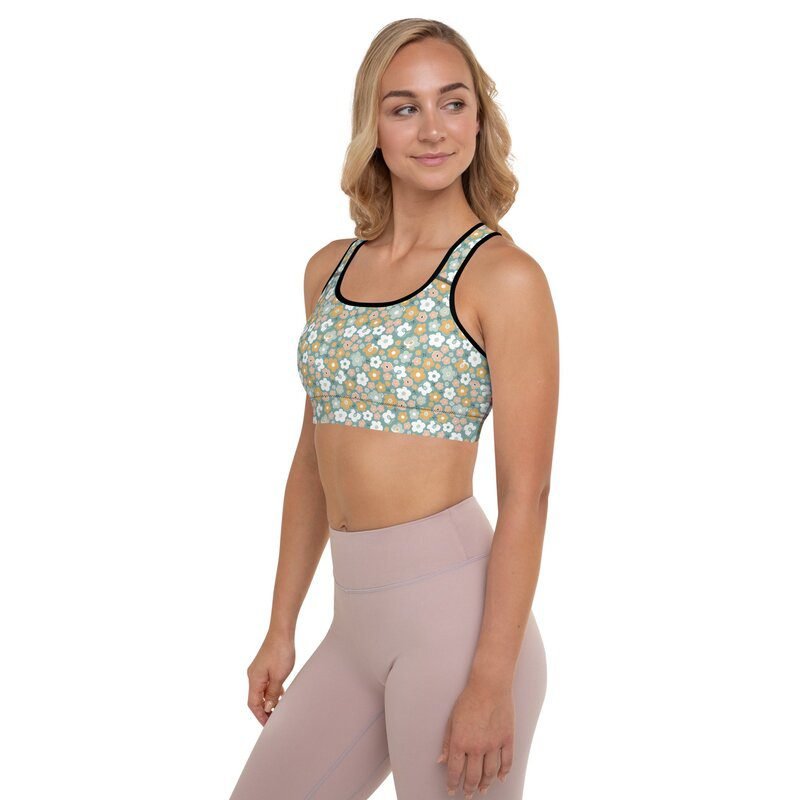 Rosy Padded Sports Bra