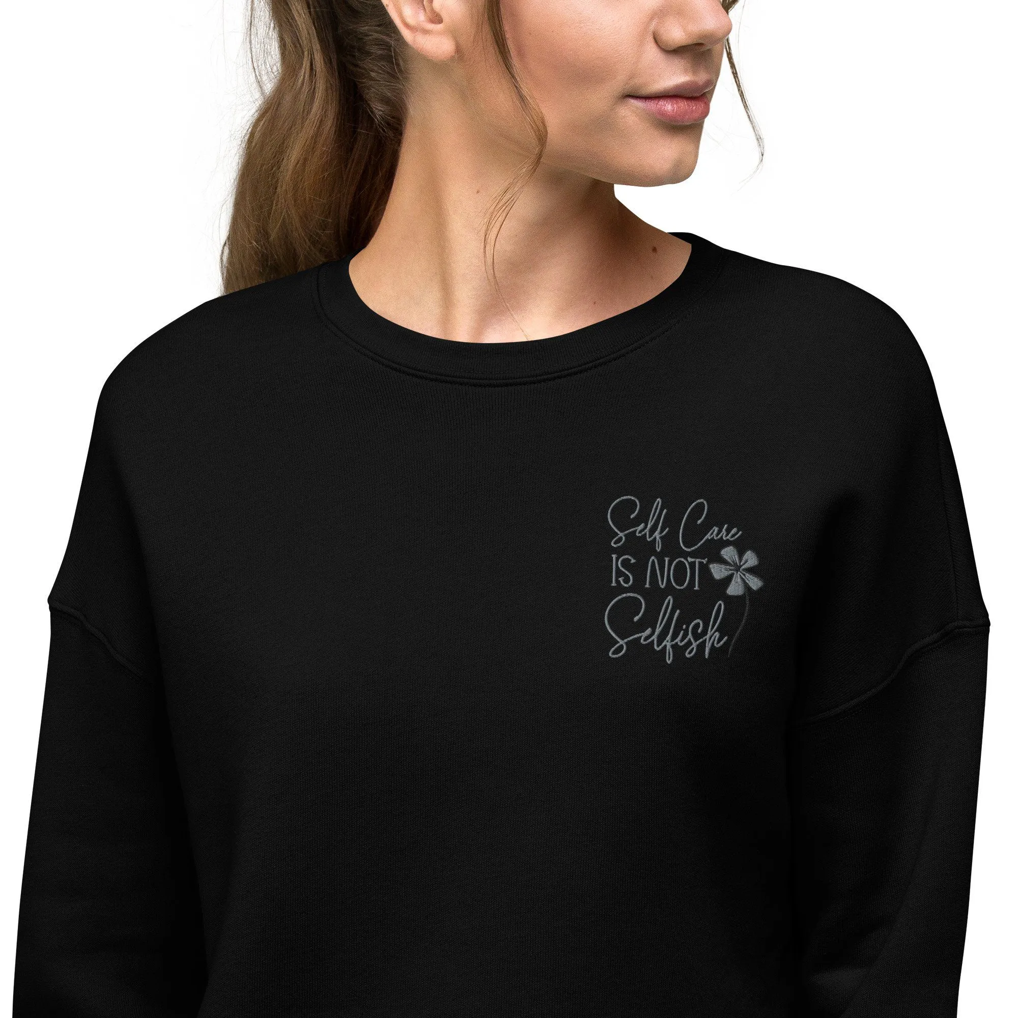 Crop Sweatshirt Self Care - Image 2