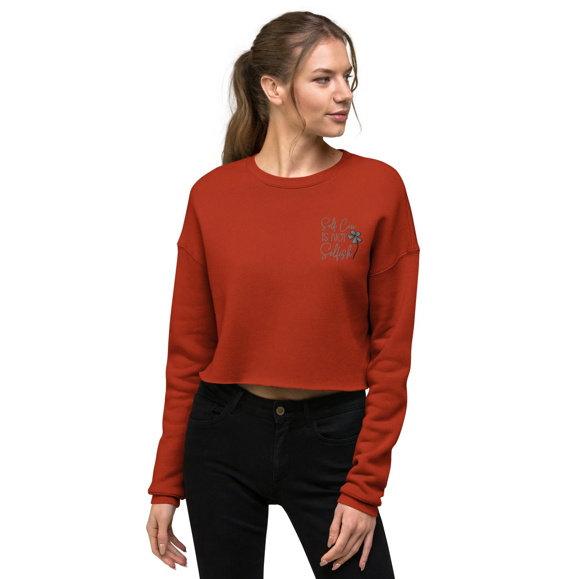 Crop Sweatshirt Self Care - Image 9
