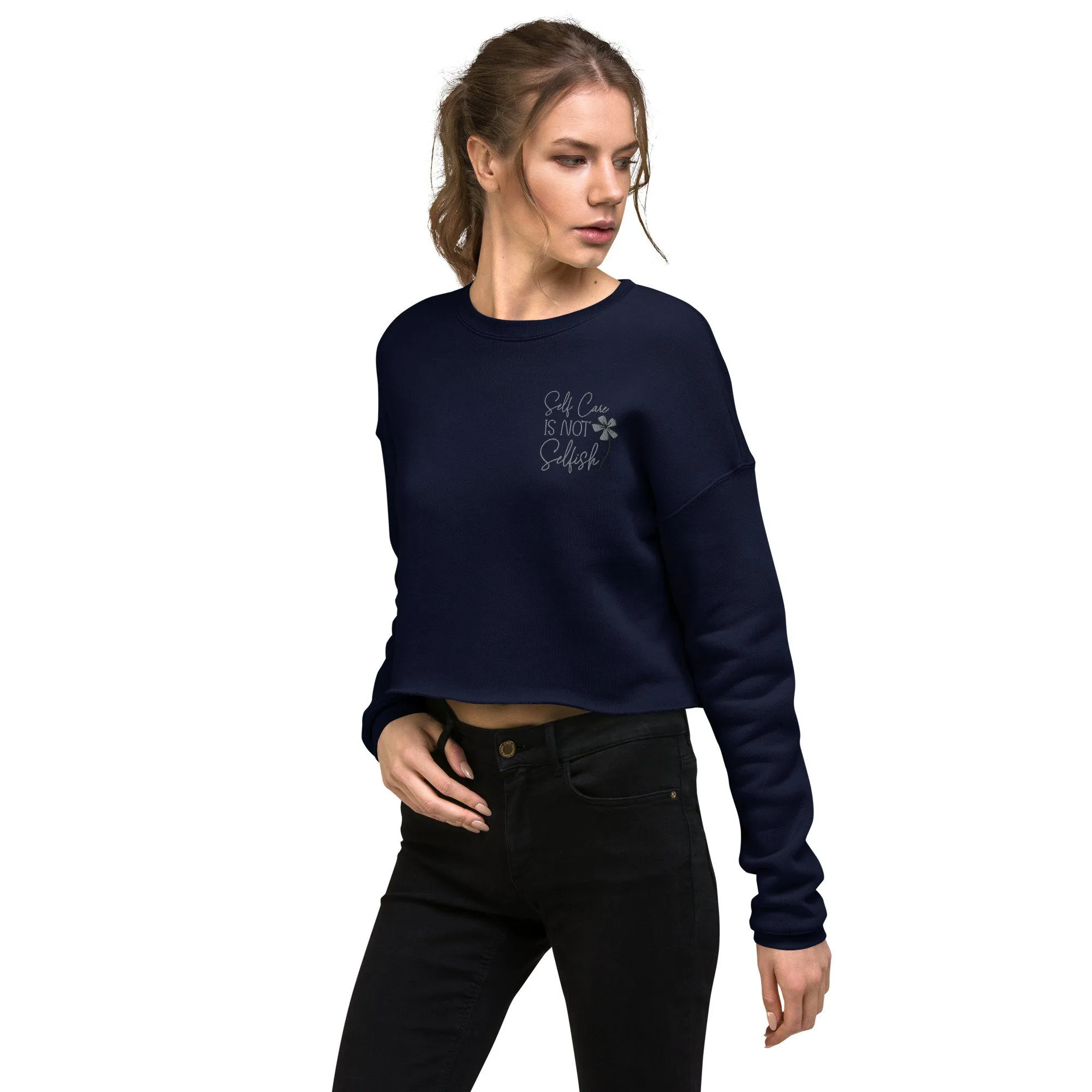 Crop Sweatshirt Self Care - Image 8