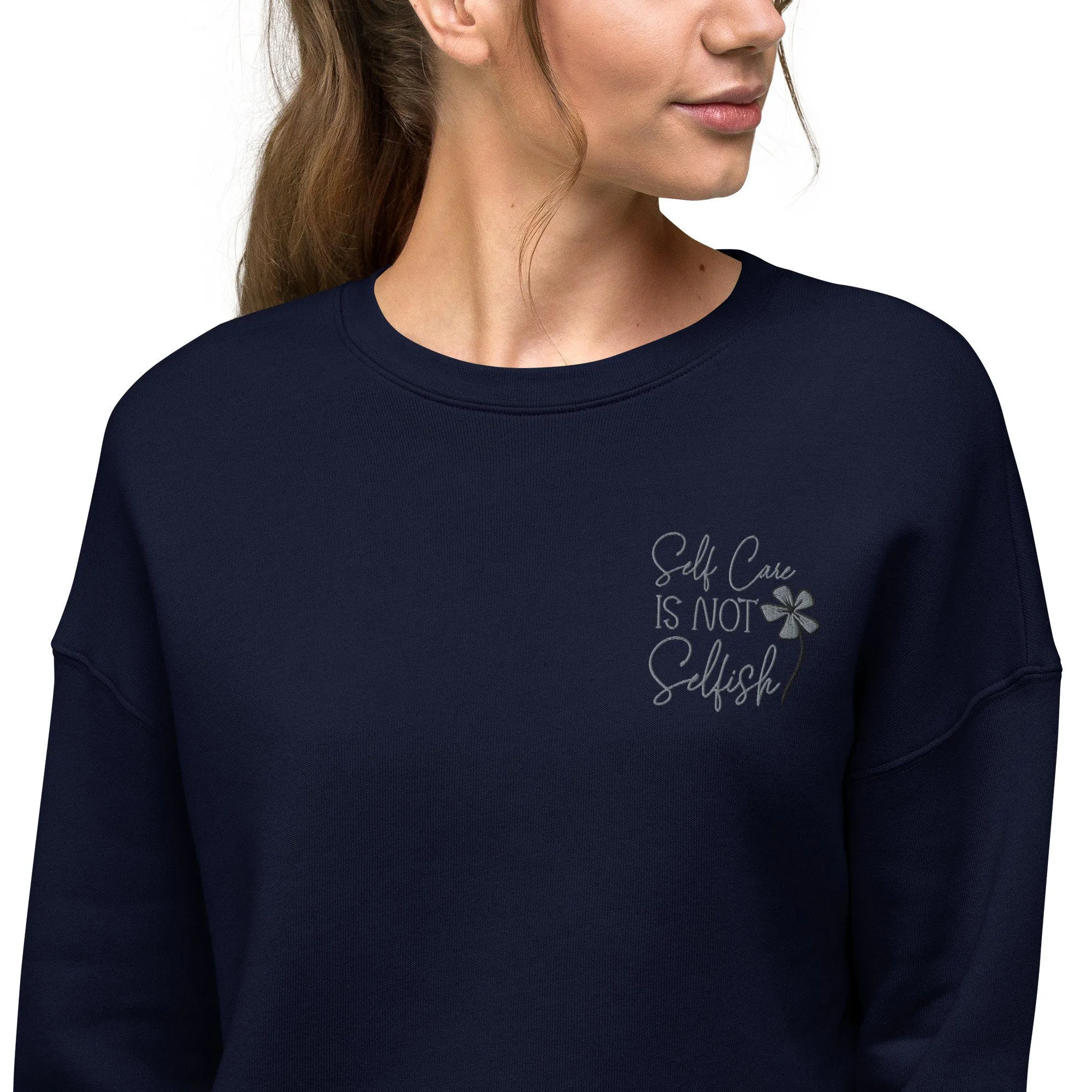 Crop Sweatshirt Self Care - Image 6