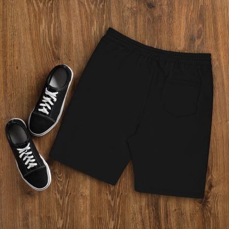 mens-fleece-shorts-black-back-64d61b56ad3e2.jpg